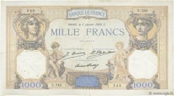 1000 Francs CÉRÈS ET MERCURE FRANKREICH  1929 F.37.03 fVZ