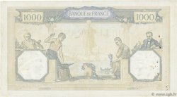 1000 Francs CÉRÈS ET MERCURE type modifié FRANCIA  1937 F.38.08 BC+