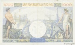 1000 Francs COMMERCE ET INDUSTRIE FRANCE  1940 F.39.01 VF