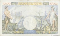 1000 Francs COMMERCE ET INDUSTRIE FRANCIA  1940 F.39.01 q.BB