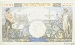 1000 Francs COMMERCE ET INDUSTRIE FRANCIA  1940 F.39.03 MBC+