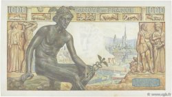 1000 Francs DÉESSE DÉMÉTER FRANCE  1942 F.40.06 VF+