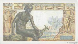 1000 Francs DÉESSE DÉMÉTER FRANCIA  1942 F.40.09 q.FDC