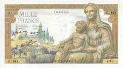 1000 Francs DÉESSE DÉMÉTER FRANCE  1942 F.40.09 AU