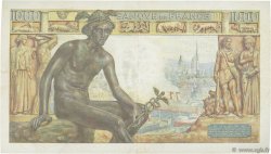 1000 Francs DÉESSE DÉMÉTER FRANCIA  1943 F.40.26 MBC
