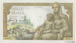 1000 Francs DÉESSE DÉMÉTER FRANCE  1943 F.40.29 AU