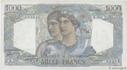 1000 Francs MINERVE ET HERCULE FRANCIA  1949 F.41.28 MBC