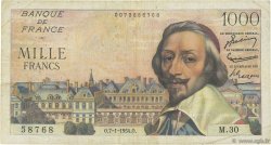 1000 Francs RICHELIEU FRANCIA  1954 F.42.04 BC