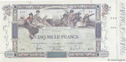 5000 Francs FLAMENG FRANKREICH  1918 F.43.01
