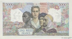 5000 Francs EMPIRE FRANCAIS FRANCIA  1945 F.47.20