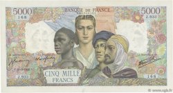 5000 Francs EMPIRE FRANÇAIS FRANCIA  1945 F.47.39 BB