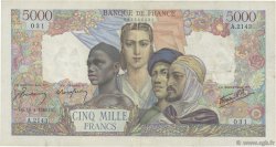 5000 Francs EMPIRE FRANÇAIS FRANCIA  1946 F.47.52