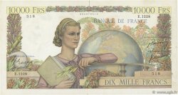 10000 Francs GÉNIE FRANÇAIS FRANKREICH  1951 F.50.48 fSS