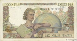 10000 Francs GÉNIE FRANÇAIS FRANCIA  1952 F.50.60 B