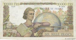 10000 Francs GÉNIE FRANÇAIS FRANCIA  1953 F.50.63 RC+
