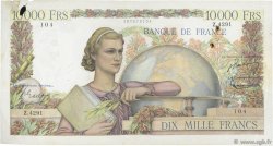 10000 Francs GÉNIE FRANÇAIS FRANKREICH  1953 F.50.63 S