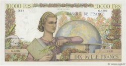 10000 Francs GÉNIE FRANÇAIS FRANCIA  1953 F.50.64 MBC