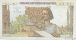 10000 Francs GÉNIE FRANÇAIS FRANCE  1954 F.50.69 VF