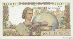 10000 Francs GÉNIE FRANÇAIS FRANCIA  1954 F.50.70 MBC+
