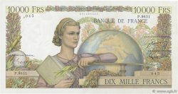 10000 Francs GÉNIE FRANÇAIS FRANCE  1955 F.50.76 VF