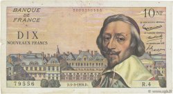 10 Nouveaux Francs RICHELIEU FRANCIA  1959 F.57.01 q.BB