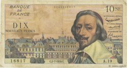 10 Nouveaux Francs RICHELIEU FRANKREICH  1959 F.57.02 S