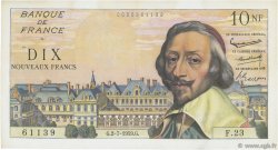 10 Nouveaux Francs RICHELIEU FRANKREICH  1959 F.57.02