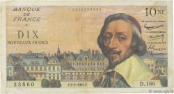10 Nouveaux Francs RICHELIEU FRANCIA  1961 F.57.14 q.MB