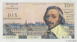 10 Nouveaux Francs RICHELIEU FRANCIA  1961 F.57.15 EBC+