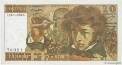 10 Francs BERLIOZ FRANKREICH  1972 F.63.01 SS
