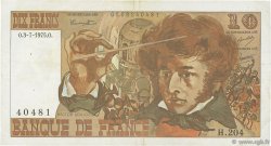 10 Francs BERLIOZ FRANCE  1975 F.63.11 VF