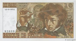 10 Francs BERLIOZ FRANCIA  1975 F.63.13 SC