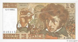 10 Francs BERLIOZ FRANCE  1976 F.63.19 AU+