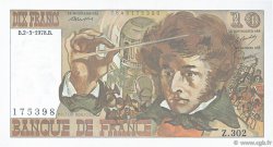 10 Francs BERLIOZ FRANCE  1978 F.63.23 XF+