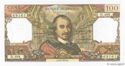 100 Francs CORNEILLE FRANKREICH  1970 F.65.32 fST
