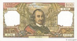 100 Francs CORNEILLE FRANCIA  1971 F.65.36 MBC a EBC