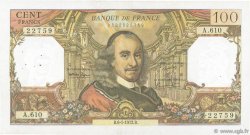 100 Francs CORNEILLE FRANCIA  1972 F.65.38 MBC