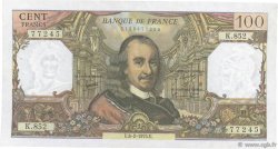 100 Francs CORNEILLE FRANCE  1975 F.65.48 VF