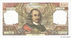 100 Francs CORNEILLE FRANKREICH  1976 F.65.55