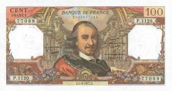 100 Francs CORNEILLE FRANCIA  1977 F.65.59 EBC