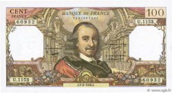 100 Francs CORNEILLE FRANCIA  1978 F.65.61 q.FDC