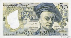 50 Francs QUENTIN DE LA TOUR FRANCE  1977 F.67.02 XF-