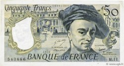 50 Francs QUENTIN DE LA TOUR FRANCIA  1978 F.67.03 MBC