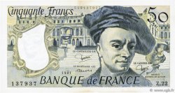 50 Francs QUENTIN DE LA TOUR FRANCIA  1981 F.67.07 q.SPL
