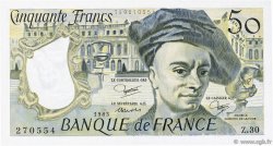 50 Francs QUENTIN DE LA TOUR FRANCIA  1983 F.67.09 SPL