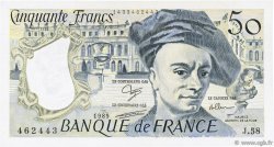 50 Francs QUENTIN DE LA TOUR FRANCIA  1989 F.67.15 AU