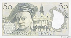 50 Francs QUENTIN DE LA TOUR FRANCIA  1989 F.67.15 SC+
