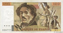 100 Francs DELACROIX FRANCIA  1978 F.68.01 BC