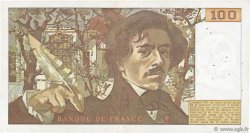 100 Francs DELACROIX FRANCE  1978 F.68.02 VF