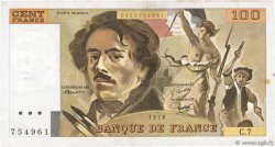 100 Francs DELACROIX modifié FRANCIA  1978 F.69.01d MBC